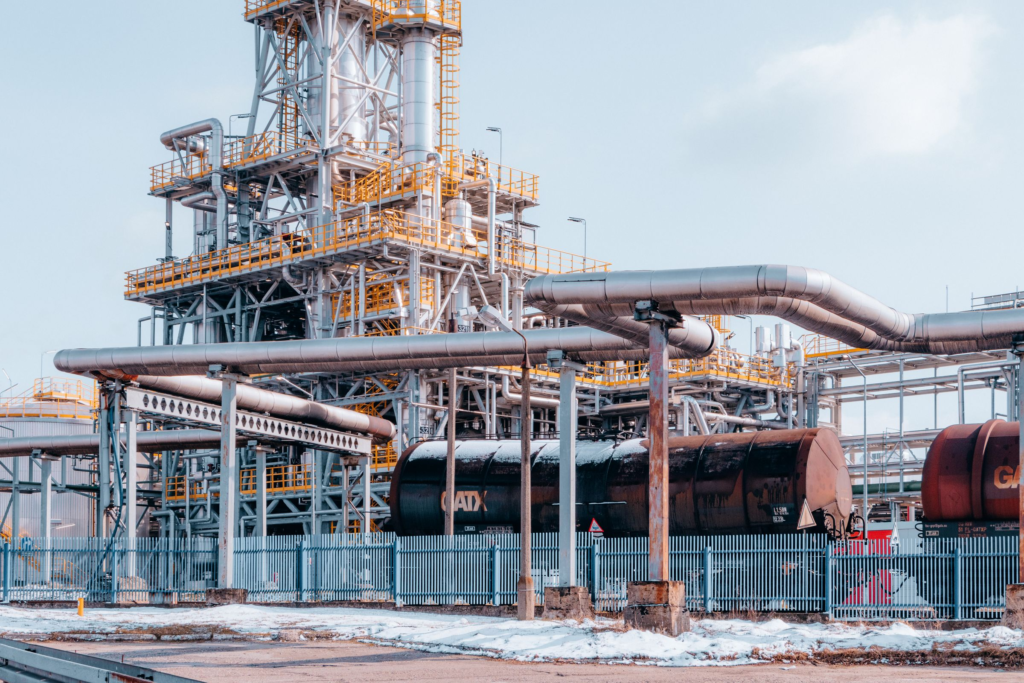 Process plant and pipe racks